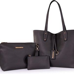 New Montana West Purses and Handbags for Women 3PCS Tote Purse and Walle…